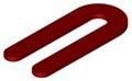Horse Shoe Shim 1/8 x 1-1/2 x 3-1/2, RED (Case of 1,000 )